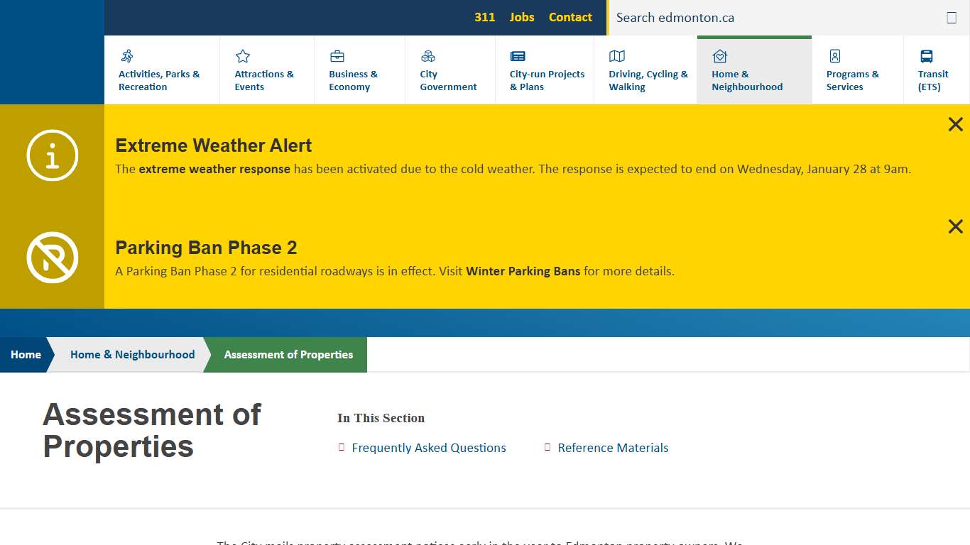 Assessment of Properties | City of Edmonton